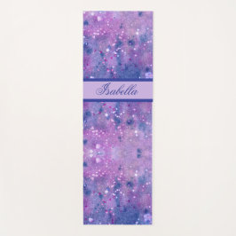 Rosa Lila Lavender Watercolor Paint Spatts (färgto