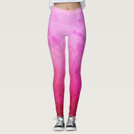 Rosa, Lila, Lycklig Mood Anpassningsbar Leggings