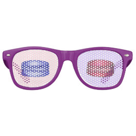 Rosa lila Macaron franska bakverk kakor Retro Solglasögon