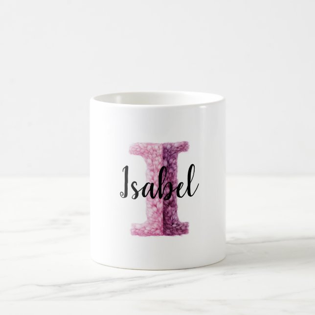 Rosa Lila Mysig I Namn  Kaffemugg (Center)