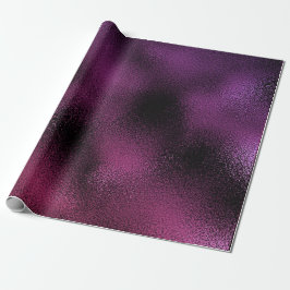 Rosa Lila Plum Black Glass Shiny Presentpapper