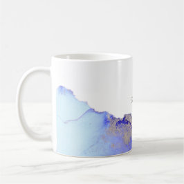 Rosa Lila Silver Monogram kaffe Mugg