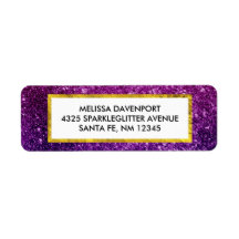 Rosa & Lila Sparkling Glitter Gemstones