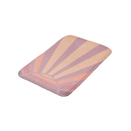 Rosa & Lila Sunrise Ombre Färg Badrumsmatta