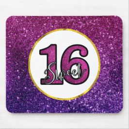 Rosa & Lila Sweet 16 Gnistra Glitter Gemstones Musmatta