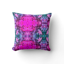 Rosa Lila Tie Dye Kaleidoscope Psychedelic