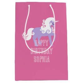 Rosa Lila Unicorn Birthday