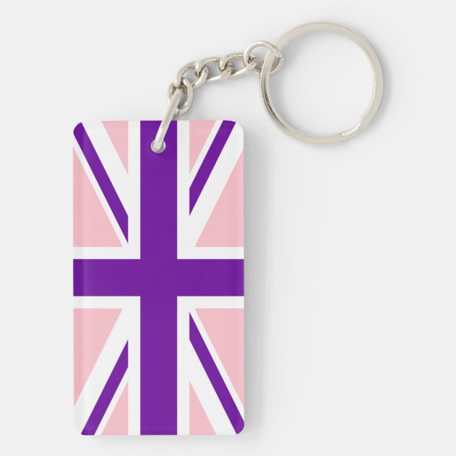 Rosa Lila Union Jack (Baksidan)