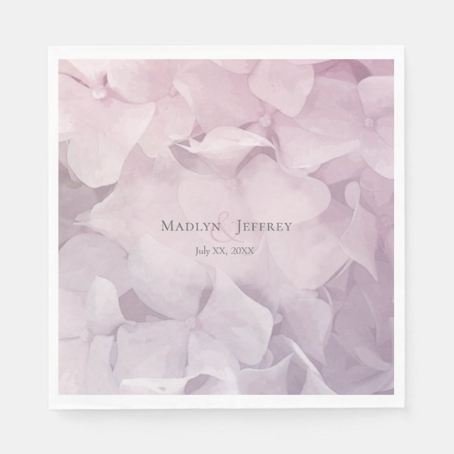  rosa lila vattenpelare i party pappersservett (Framsidan)