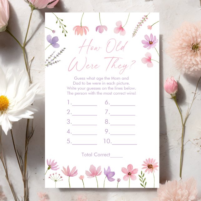 Rosa Lila Wildblommor hur gamla de var (Skapare uppladdad)