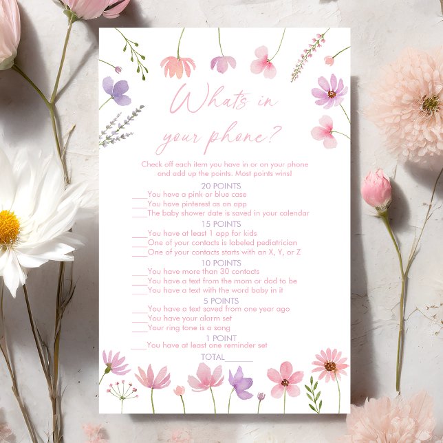 Rosa Lila Wildblommor, vad är i ditt Mobila spel? (Skapare uppladdad)