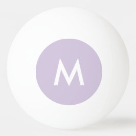 Rosa Lilac Ping Pong Boll Anpassningsbar Monogram 
