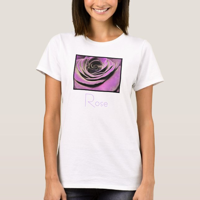 Rosa Lilac Ro Tee Shirt (Framsida)