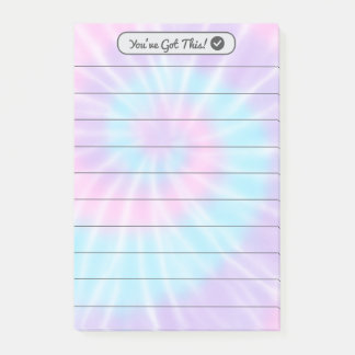 Rosa & Lilac Tie-Dye Post-it Notes
