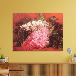 Rosa Lilacs av Vincent van Gogh, Fortfarande livso Canvastryck