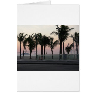 Rosa lilahandflatan hälsningskort