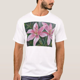 Rosa liljar tee shirt