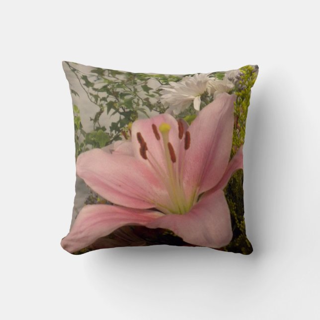 Rosa Lily/Bless Home Dekorativ kudde (Framsida)