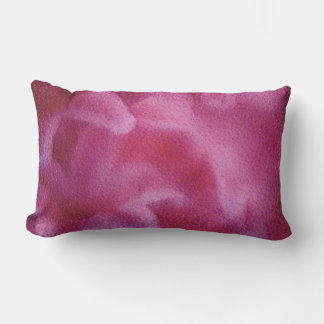 Rosa Lily blommålning Art. Pillow Lumbarkudde