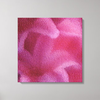 Rosa Lily-blommor Painting Art #2 - Wrapped canvas