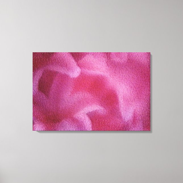 Rosa Lily-blommor Painting Art - Wrapped canvas (Framsida)