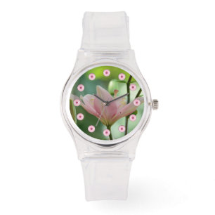 Rosa Lily-Bokeh av Shirley Taylor Armbandsur