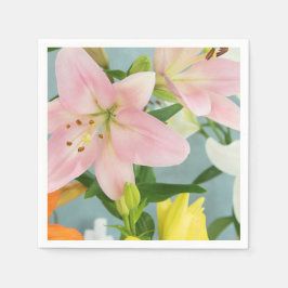 Rosa Lily Cocktail Napkin Pappersservett