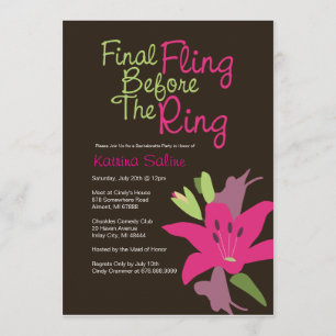 Rosa Lily final Fling före inbjudan till Ring
