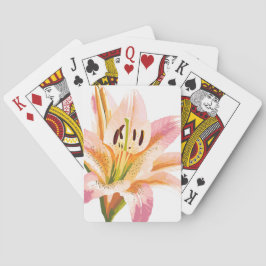 Rosa Lily Flower | Målning för vattenfärgsfärg, Bl Casinokort