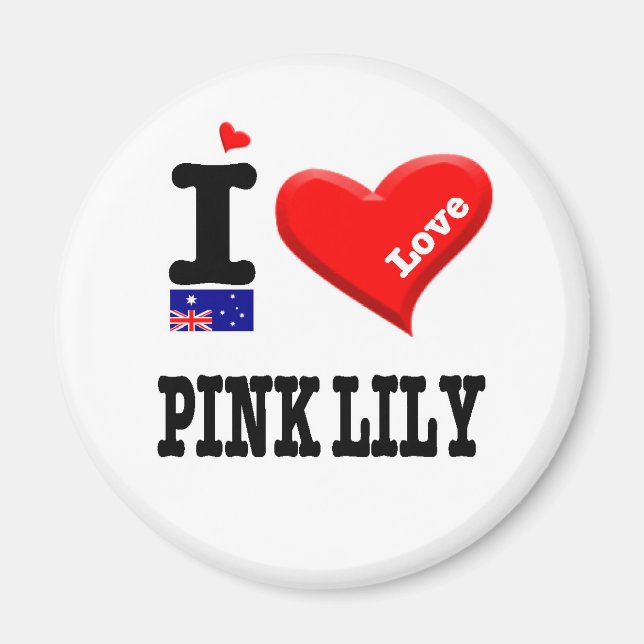 ROSA LILY - I KÄRLEK MAGNET (Framsidan)