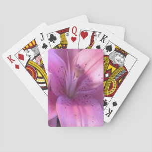 Rosa Lily Spelningskort Casinokort