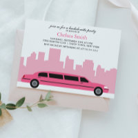 Rosa Limousine Bachelorette Party