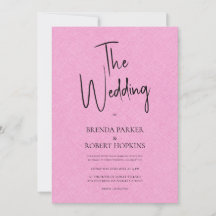 Rosa linen Simple Black Script Wedding Investigati