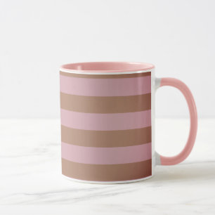 Rosa linjer Combo Mugg