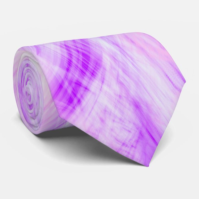Rosa Linjer och Swirls Tie Dye Slips (Rullad)