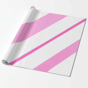 Rosa linjer presentpapper