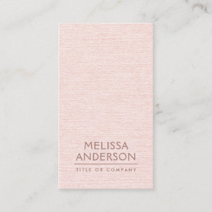 rosa linne lodrät minimalistisk professionell visitkort