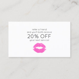 Rosa Lipstick Kiss Beauty Customer Referral