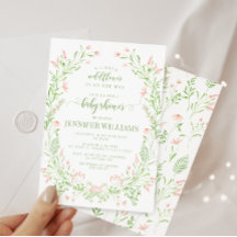  rosa, liten bläckblomma boho flicka dusch