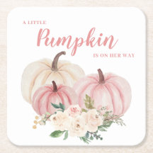 Rosa liten pumpa-babyfirande