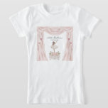 Rosa Little Ballerina Baby Shower eller Birthday T Shirt<br><div class="desc">Dansa och vrida på när vi firar vår lilla Ballerina! Gör en paus i party och låt ballettens skönhet stå i centrum med vår lättförståeliga Party-dekorsamling i stil! Den här fina Ballerina Party Collection kommer att förvandla firande till en förändrad dansfunktion med pastellperfektion.</div>