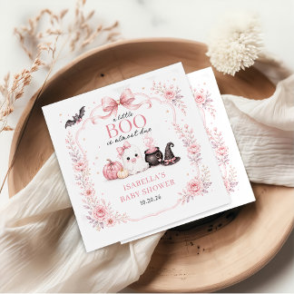Rosa Little Boo är Nästan Framme Bebis Baddnings S Pappersservett