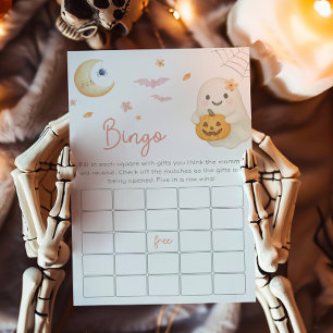 Rosa Little Boo Baby Shower Bingo Spel