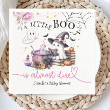 Rosa Little Boo Halloween Baby Shower Pappersserve
