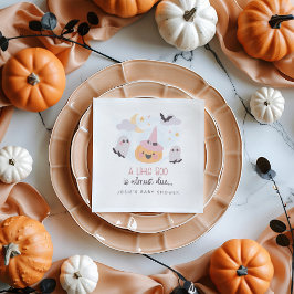 Rosa Little Boo Halloween Baby Shower Party Pappersservett