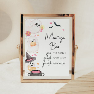 Rosa Little Boo Halloween Mamma Osa Pub Poster