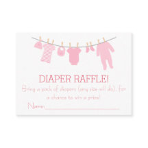 Rosa Little Clothes Diaper Raffle Biljett