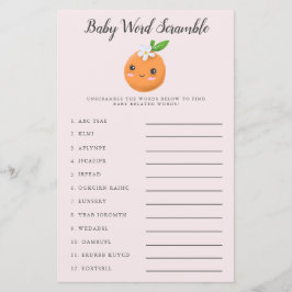 Rosa Little Cutie Baby Ord Scramble Game