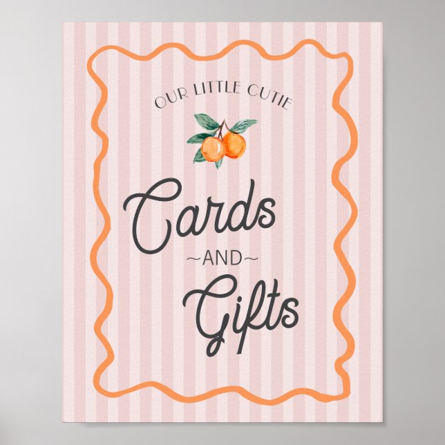 Rosa Little Cutie Citrus Cards & Gifts Poster (Framsidan)