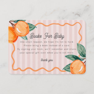 Rosa Little Cutie Pastel Citrus Bokar för Baby Tilläggskort